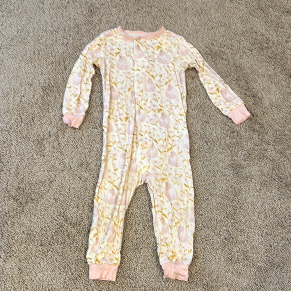 Magnetic Me Pink and Gold Baby Onesie